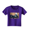 Sidecar Motorcycle Photo Toddler T-Shirt Dark-Toddler T-Shirt-TooLoud-Purple-2T-Davson Sales