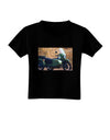 Sidecar Motorcycle Photo Toddler T-Shirt Dark-Toddler T-Shirt-TooLoud-Black-2T-Davson Sales