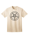 Sigil of Baphomet Adult T-Shirt-Mens T-Shirt-TooLoud-Natural-Small-Davson Sales