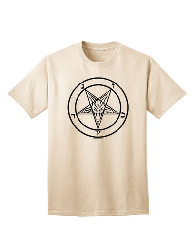 Sigil of Baphomet Adult T-Shirt-Mens T-Shirt-TooLoud-Natural-Small-Davson Sales