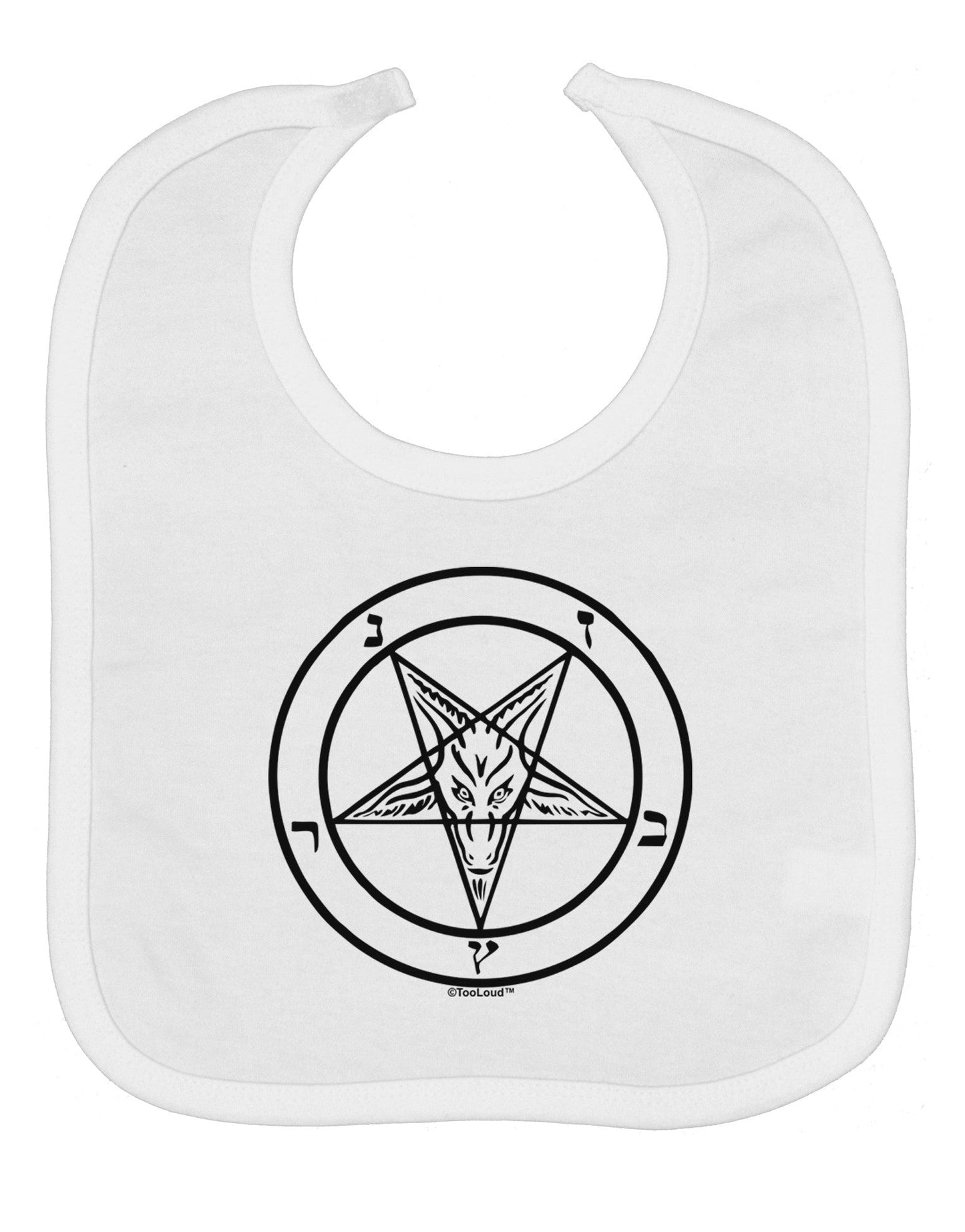 Sigil of Baphomet Baby Bib by