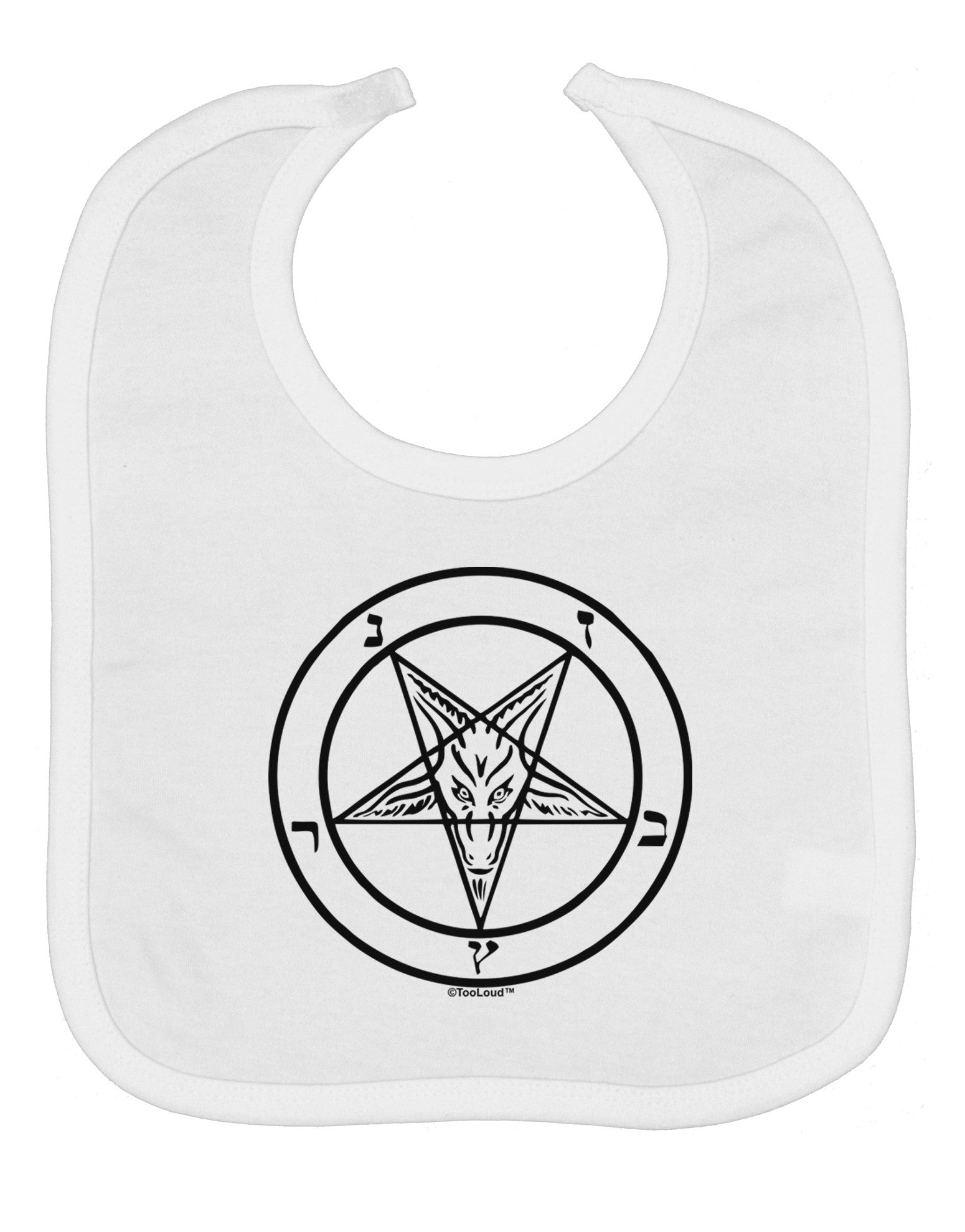 Sigil of Baphomet Baby Bib by