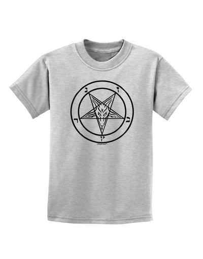 Sigil of Baphomet Childrens T-Shirt-Childrens T-Shirt-TooLoud-AshGray-X-Small-Davson Sales