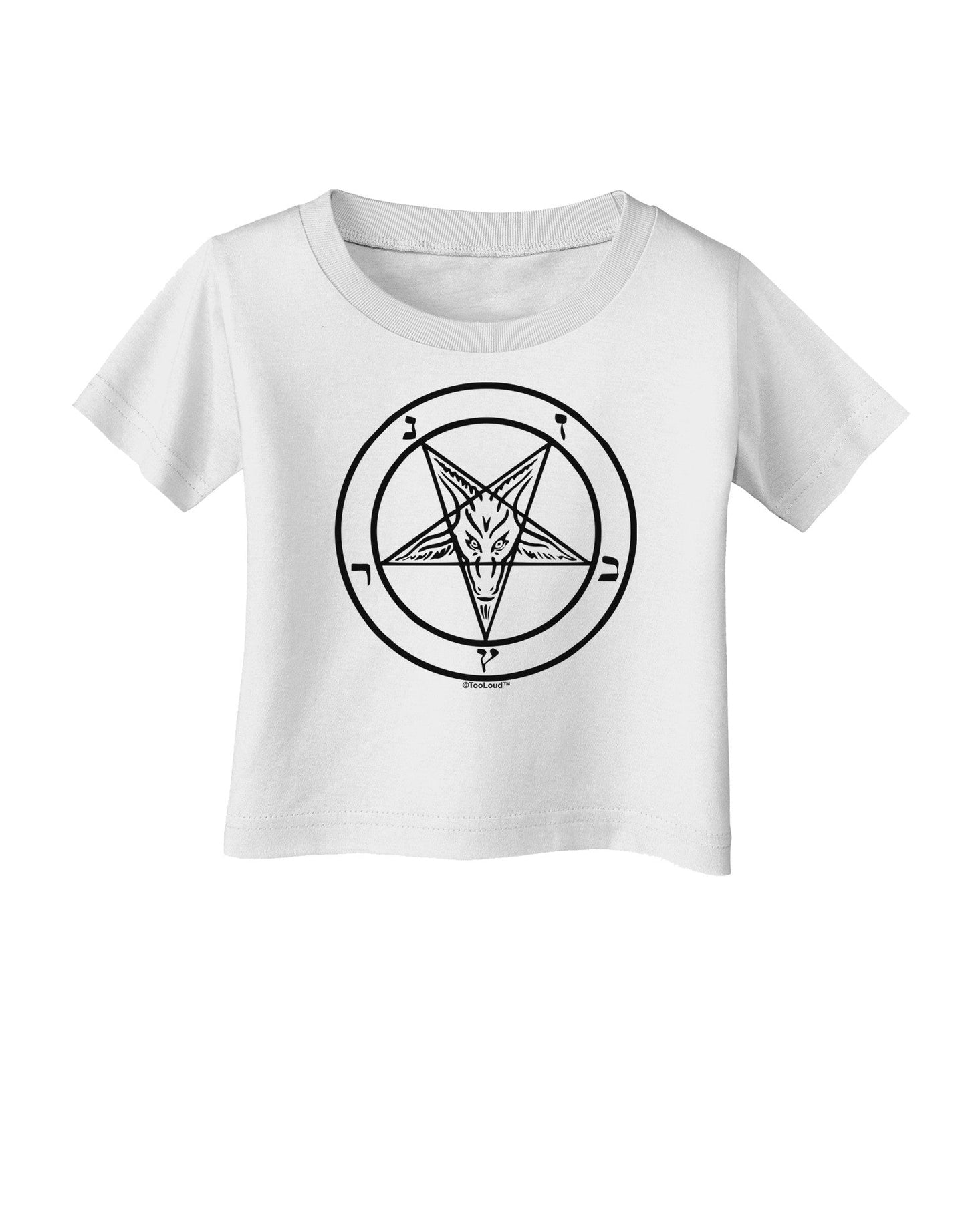 Sigil of Baphomet Infant T-Shirt-Infant T-Shirt-TooLoud-White-06-Months-Davson Sales