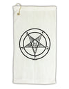 Sigil of Baphomet Micro Terry Gromet Golf Towel 16 x 25 inch by TooLoud-Golf Towel-TooLoud-White-Davson Sales