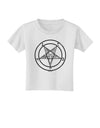 Sigil of Baphomet Toddler T-Shirt-Toddler T-Shirt-TooLoud-White-2T-Davson Sales