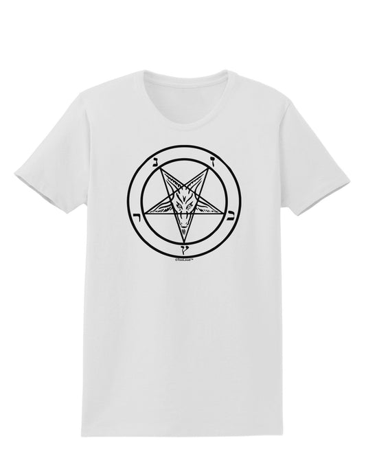 Sigil of Baphomet Womens T-Shirt-Womens T-Shirt-TooLoud-White-X-Small-Davson Sales