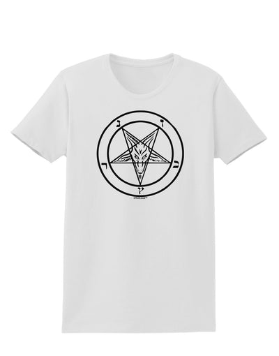 Sigil of Baphomet Womens T-Shirt-Womens T-Shirt-TooLoud-White-X-Small-Davson Sales