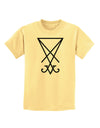 Sigil of Lucifer - Seal of Satan Childrens T-Shirt-Childrens T-Shirt-TooLoud-Daffodil-Yellow-X-Small-Davson Sales