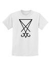 Sigil of Lucifer - Seal of Satan Childrens T-Shirt-Childrens T-Shirt-TooLoud-White-X-Small-Davson Sales