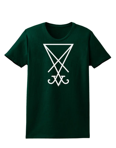 Sigil of Lucifer - Seal of Satan Womens Dark T-Shirt-TooLoud-Forest-Green-Small-Davson Sales