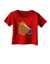 Silly Cartoon Horse Head Infant T-Shirt Dark by TooLoud-Infant T-Shirt-TooLoud-Red-06-Months-Davson Sales