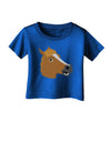 Silly Cartoon Horse Head Infant T-Shirt Dark by TooLoud-Infant T-Shirt-TooLoud-Royal-Blue-06-Months-Davson Sales