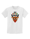 Silly Little Reindeer Matching Deer Childrens T-Shirt-Childrens T-Shirt-TooLoud-White-X-Small-Davson Sales