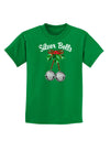 Silver Bells Childrens Dark T-Shirt-Childrens T-Shirt-TooLoud-Kelly-Green-X-Small-Davson Sales