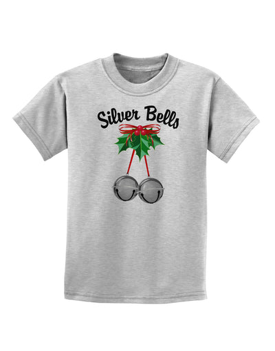 Silver Bells Childrens T-Shirt-Childrens T-Shirt-TooLoud-AshGray-X-Small-Davson Sales