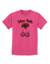 Silver Bells Childrens T-Shirt-Childrens T-Shirt-TooLoud-Sangria-X-Small-Davson Sales