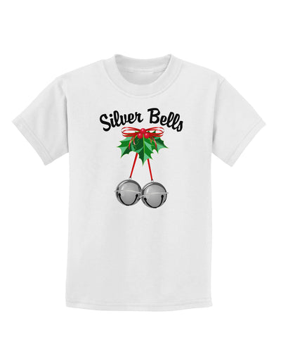 Silver Bells Childrens T-Shirt-Childrens T-Shirt-TooLoud-White-X-Small-Davson Sales