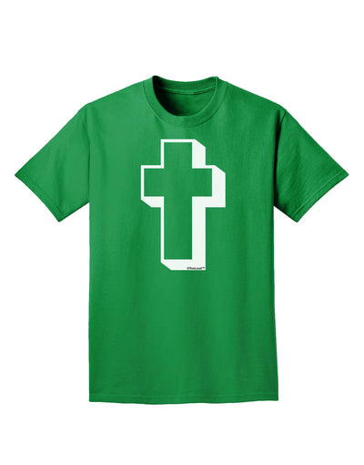 Simple Cross Design Black Adult Dark T-Shirt by TooLoud-Mens T-Shirt-TooLoud-Kelly-Green-Small-Davson Sales