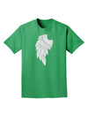 Single Left Angel Wing Design - Couples Adult Dark T-Shirt-Mens T-Shirt-TooLoud-Kelly-Green-Small-Davson Sales