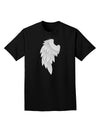 Single Left Angel Wing Design - Couples Adult Dark T-Shirt-Mens T-Shirt-TooLoud-Black-Small-Davson Sales