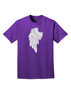 Single Left Angel Wing Design - Couples Adult Dark T-Shirt-Mens T-Shirt-TooLoud-Purple-Small-Davson Sales