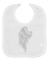 Single Left Angel Wing Design - Couples Baby Bib