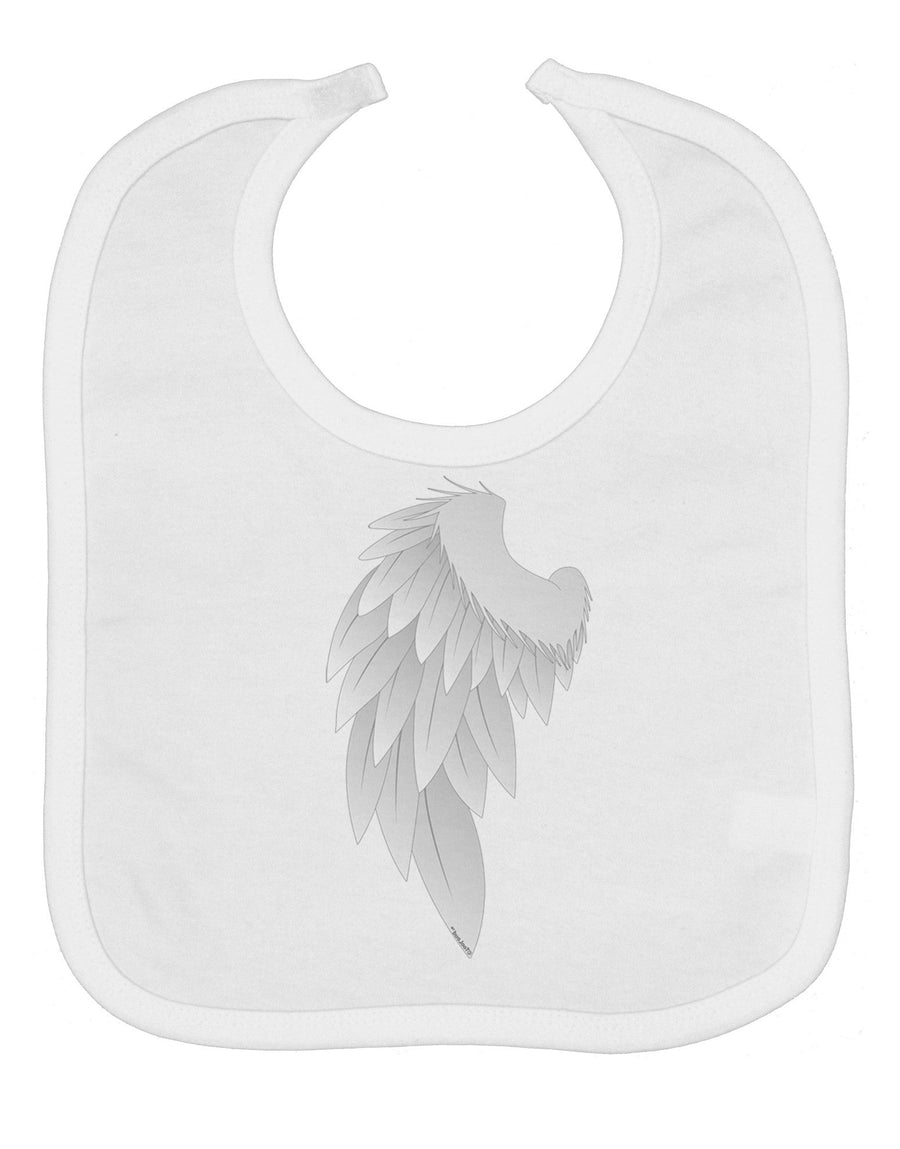 Single Left Angel Wing Design - Couples Baby Bib