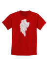 Single Left Angel Wing Design - Couples Childrens Dark T-Shirt-Childrens T-Shirt-TooLoud-Red-X-Small-Davson Sales