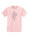 Single Left Angel Wing Design - Couples Childrens T-Shirt-Childrens T-Shirt-TooLoud-PalePink-X-Small-Davson Sales