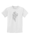 Single Left Angel Wing Design - Couples Childrens T-Shirt-Childrens T-Shirt-TooLoud-White-X-Small-Davson Sales
