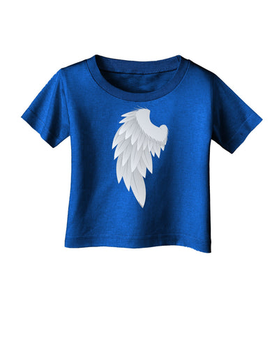 Single Left Angel Wing Design - Couples Infant T-Shirt Dark-Infant T-Shirt-TooLoud-Royal-Blue-06-Months-Davson Sales