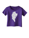 Single Left Angel Wing Design - Couples Infant T-Shirt Dark-Infant T-Shirt-TooLoud-Purple-06-Months-Davson Sales