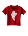 Single Left Angel Wing Design - Couples Toddler T-Shirt Dark-Toddler T-Shirt-TooLoud-Red-2T-Davson Sales