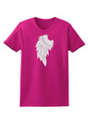 Single Left Angel Wing Design - Couples Womens Dark T-Shirt-Womens T-Shirt-TooLoud-Hot-Pink-Small-Davson Sales