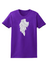 Single Left Angel Wing Design - Couples Womens Dark T-Shirt-Womens T-Shirt-TooLoud-Purple-X-Small-Davson Sales