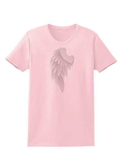 Single Left Angel Wing Design - Couples Womens T-Shirt-Womens T-Shirt-TooLoud-PalePink-X-Small-Davson Sales