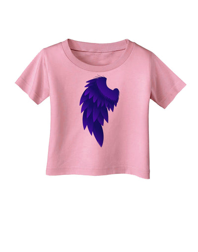 Single Left Dark Angel Wing Design - Couples Infant T-Shirt-Infant T-Shirt-TooLoud-Candy-Pink-06-Months-Davson Sales