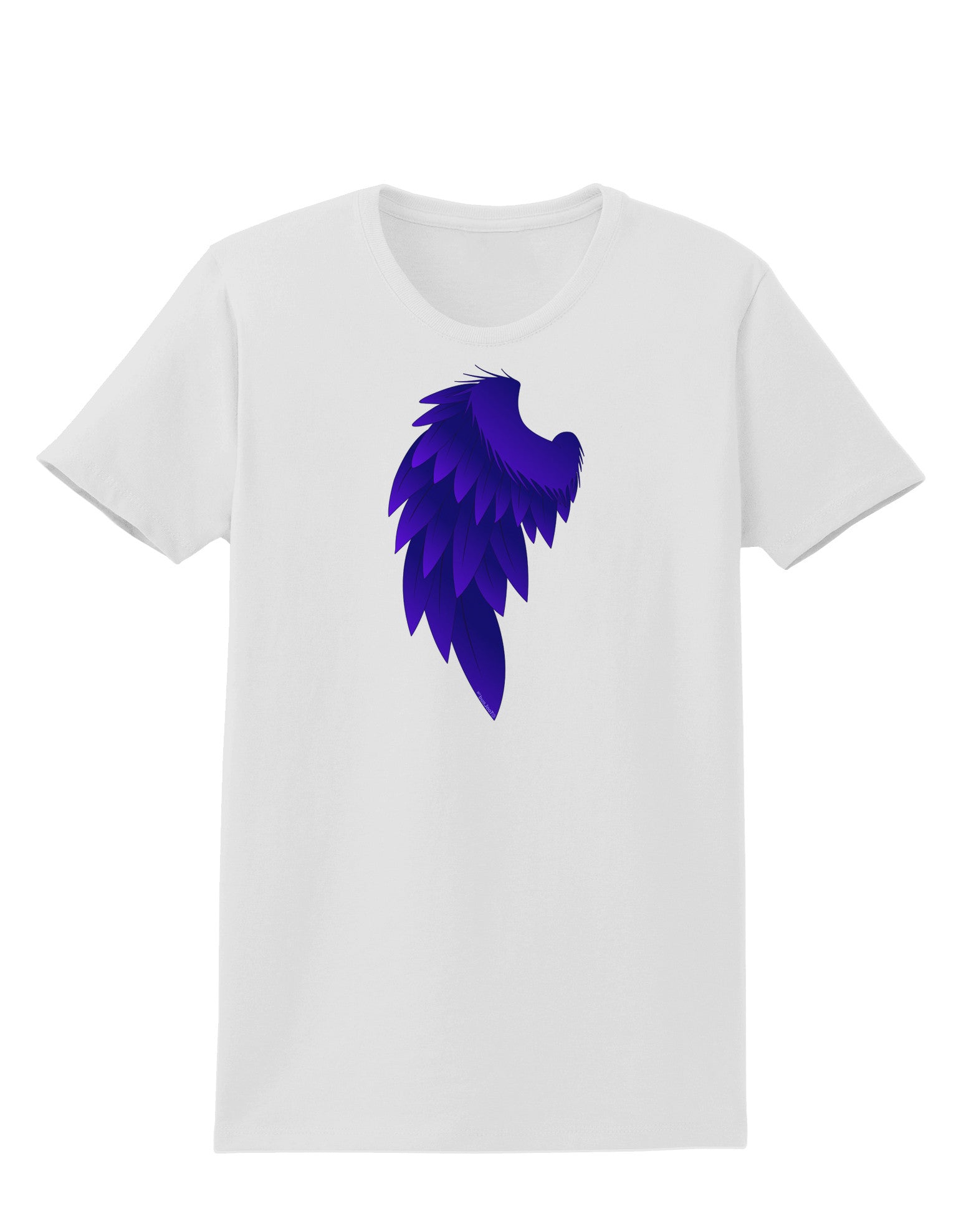 Single Left Dark Angel Wing Design - Couples Womens T-Shirt-Womens T-Shirt-TooLoud-White-X-Small-Davson Sales