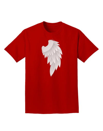 Single Right Angel Wing Design - Couples Adult Dark T-Shirt-Mens T-Shirt-TooLoud-Red-Small-Davson Sales