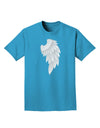 Single Right Angel Wing Design - Couples Adult Dark T-Shirt-Mens T-Shirt-TooLoud-Turquoise-Small-Davson Sales