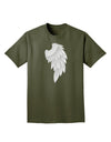 Single Right Angel Wing Design - Couples Adult Dark T-Shirt-Mens T-Shirt-TooLoud-Military-Green-Small-Davson Sales