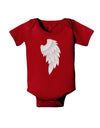 Single Right Angel Wing Design - Couples Baby Romper Bodysuit Dark-Baby Romper-TooLoud-Red-06-Months-Davson Sales