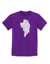 Single Right Angel Wing Design - Couples Childrens Dark T-Shirt-Childrens T-Shirt-TooLoud-Purple-X-Small-Davson Sales