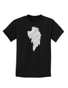Single Right Angel Wing Design - Couples Childrens Dark T-Shirt-Childrens T-Shirt-TooLoud-Black-X-Small-Davson Sales