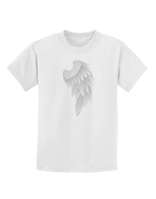 Single Right Angel Wing Design - Couples Childrens T-Shirt-Childrens T-Shirt-TooLoud-White-X-Small-Davson Sales