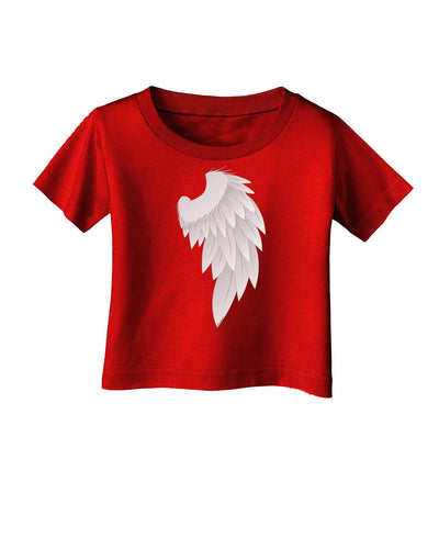 Single Right Angel Wing Design - Couples Infant T-Shirt Dark-Infant T-Shirt-TooLoud-Red-06-Months-Davson Sales