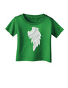 Single Right Angel Wing Design - Couples Infant T-Shirt Dark-Infant T-Shirt-TooLoud-Clover-Green-06-Months-Davson Sales