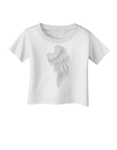 Single Right Angel Wing Design - Couples Infant T-Shirt