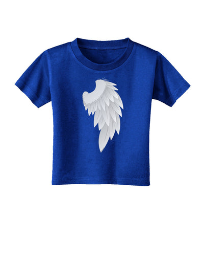 Single Right Angel Wing Design - Couples Toddler T-Shirt Dark-Toddler T-Shirt-TooLoud-Royal-Blue-2T-Davson Sales